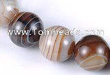 CAG143 14mm round madagascar agate gemstone beads Wholesale