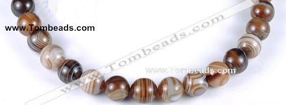 CAG143 14mm round madagascar agate gemstone beads Wholesale