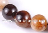 CAG145 round madagascar agate 20mm gemstone beads Wholesale