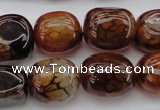 CAG1457 15.5 inches 13*18mm nuggets dragon veins agate beads