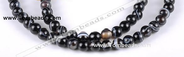 CAG146 5mm round madagascar agate gemstone beads Wholesale