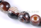 CAG148 13mm smooth round madagascar agate stone beads Wholesale