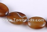 CAG154 15*20mm oval madagascar agate gemstone beads Wholesale