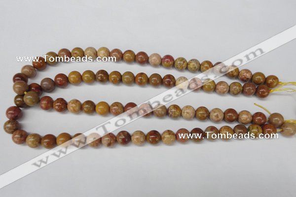 CAG1744 15.5 inches 10mm round golden agate beads wholesale