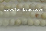 CAG1894 15.5 inches 4mm round grey agate beads wholesale