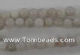 CAG1895 15.5 inches 6mm round grey agate beads wholesale