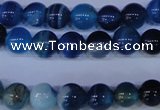 CAG2342 15.5 inches 8mm round blue line agate beads wholesale