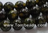 CAG236 15.5 inches 12mm round dragon veins agate gemstone beads