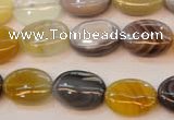 CAG2360 15.5 inches 13*18mm oval African botswana agate beads