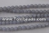 CAG2365 15.5 inches 4mm round blue lace agate beads wholesale