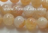 CAG240 15.5 inches 14mm round dragon veins agate gemstone beads