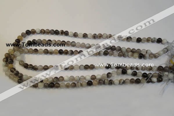 CAG2411 15.5 inches 6mm round Chinese botswana agate beads