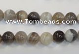 CAG2412 15.5 inches 8mm round Chinese botswana agate beads