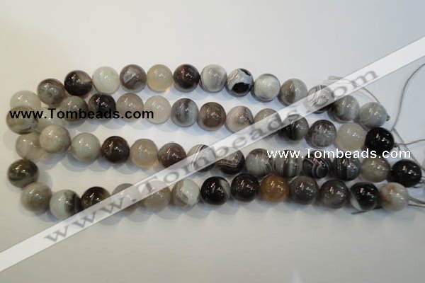 CAG2415 15.5 inches 14mm round Chinese botswana agate beads