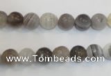 CAG2422 15.5 inches 8mm faceted round Chinese botswana agate beads