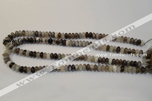 CAG2430 15.5 inches 5*8mm rondelle Chinese botswana agate beads