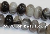 CAG2432 15.5 inches 10*14mm rondelle Chinese botswana agate beads