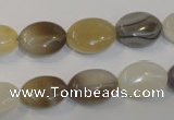 CAG2442 15.5 inches 10*14mm oval Chinese botswana agate beads