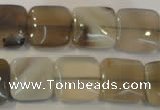 CAG2450 15.5 inches 14*14mm square Chinese botswana agate beads