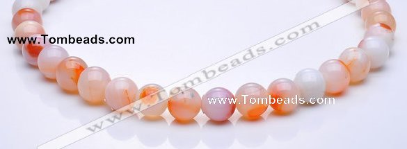 CAG265 15 inch 12mm round agate gemstone beads Wholesale