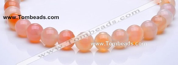 CAG267 14mm round agate gemstone beads Wholesale