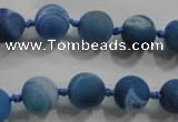 CAG2801 15.5 inches 10mm round matte druzy agate beads whholesale