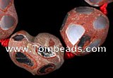 CAG334 nugget shape rough agate gemstone beads Wholesale