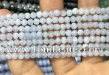 CAG3576 15.5 inches 4mm round blue lace agate beads wholesale