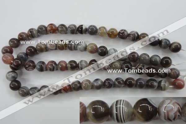 CAG3684 15.5 inches 12mm round botswana agate beads wholesale