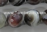 CAG3698 15.5 inches 20mm faceted round botswana agate beads wholesale