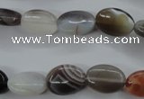 CAG3721 15.5 inches 10*14mm oval botswana agate beads wholesale