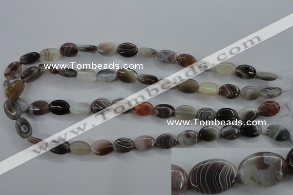 CAG3721 15.5 inches 10*14mm oval botswana agate beads wholesale