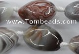 CAG3728 15.5 inches 14*20mm – 20*35mm nuggets botswana agate beads