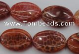 CAG4216 15.5 inches 18*25mm oval natural fire agate beads