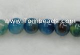 CAG423 15.5 inches 12mm round blue agate beads Wholesale