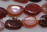 CAG4230 15.5 inches 12*16mm - 14*19mm freeform natural fire agate beads