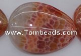 CAG4234 15.5 inches 35*48mm - 37*53mm freeform natural fire agate beads