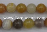 CAG4324 15.5 inches 12mm round botswana agate gemstone beads