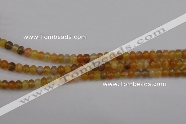 CAG4330 15.5 inches 5*7mm rondelle botswana agate gemstone beads