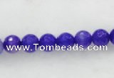 CAG437 5pcs 8mm&10mm&12mm faceted round violet agate beads wholesale