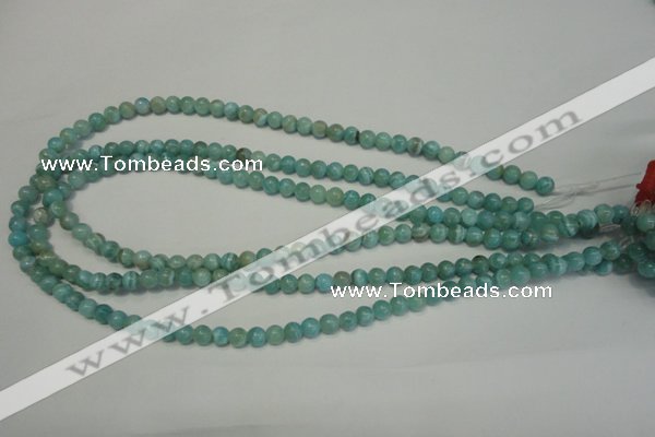 CAG4401 15.5 inches 6mm round dyed blue lace agate beads