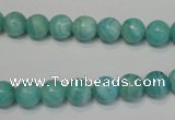 CAG4402 15.5 inches 8mm round dyed blue lace agate beads