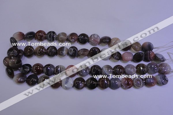 CAG4443 15.5 inches 14mm flat round botswana agate beads wholesale