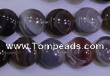 CAG4444 15.5 inches 16mm flat round botswana agate beads wholesale