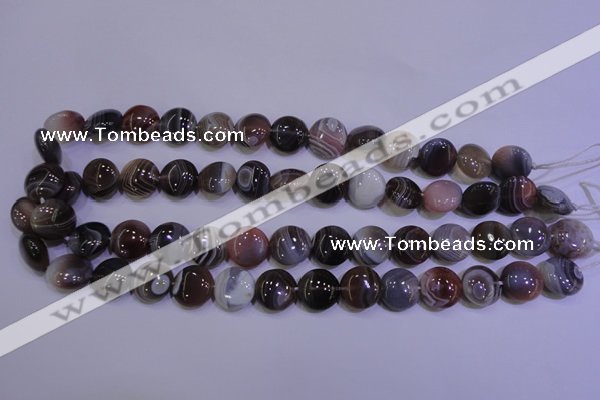 CAG4444 15.5 inches 16mm flat round botswana agate beads wholesale