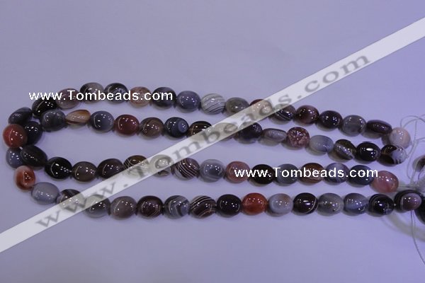 CAG4451 15.5 inches 10*12mm oval botswana agate beads wholesale