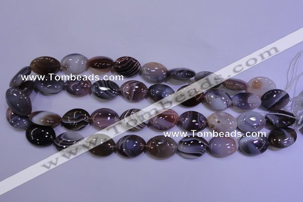 CAG4455 15.5 inches 15*20mm oval botswana agate beads wholesale