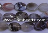 CAG4462 15.5 inches 10*14mm faceted oval botswana agate beads