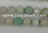 CAG4487 15.5 inches 6mm faceted round agate beads wholesale