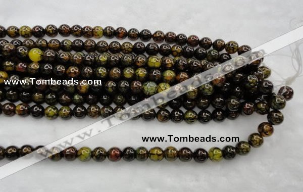 CAG449 15.5 inches 16mm round agate gemstone beads Wholesale